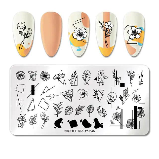 Nail Art Stamping Plates - Shoply