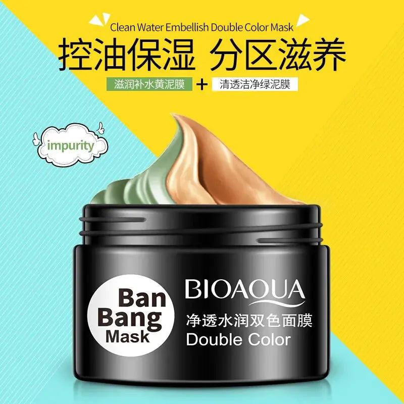 Double Color Face Mask Moisturizing Cream - Shoply