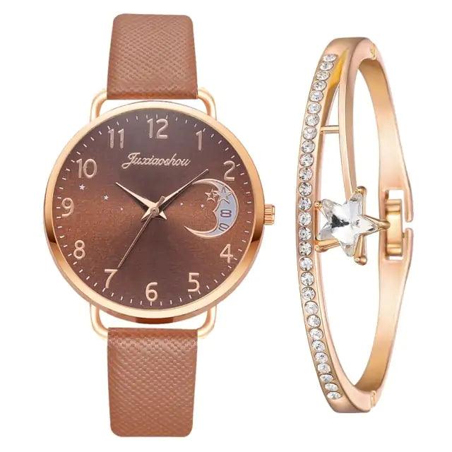 Moon Bracelet & Watch Set - Shoply
