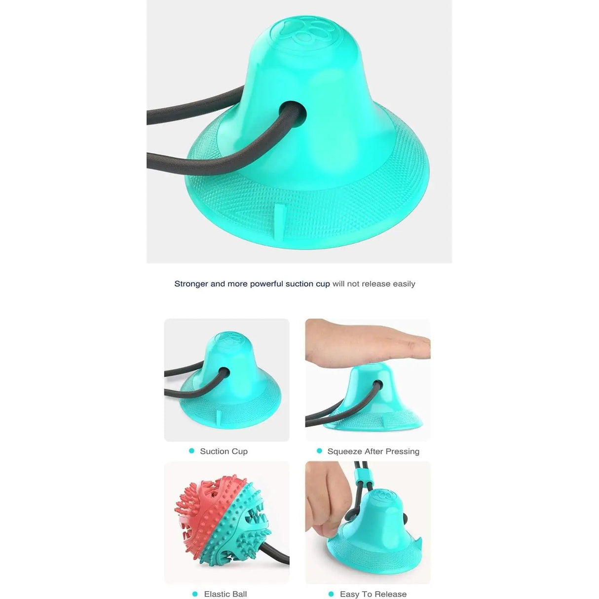 Silicone Suction Cup Dog Toy - Shoply