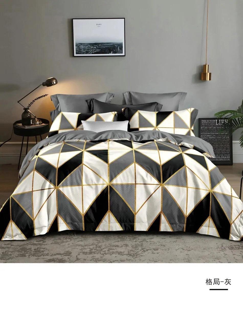 Geometry Comforter Bedding Set - Shoply