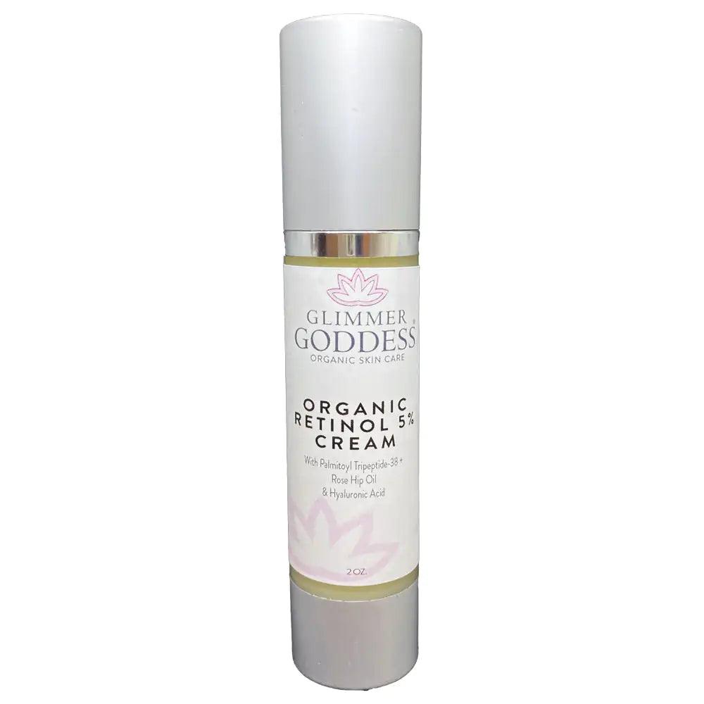 Organic Retinol Cream 5% - Nightly Skin Brightener - Shoply