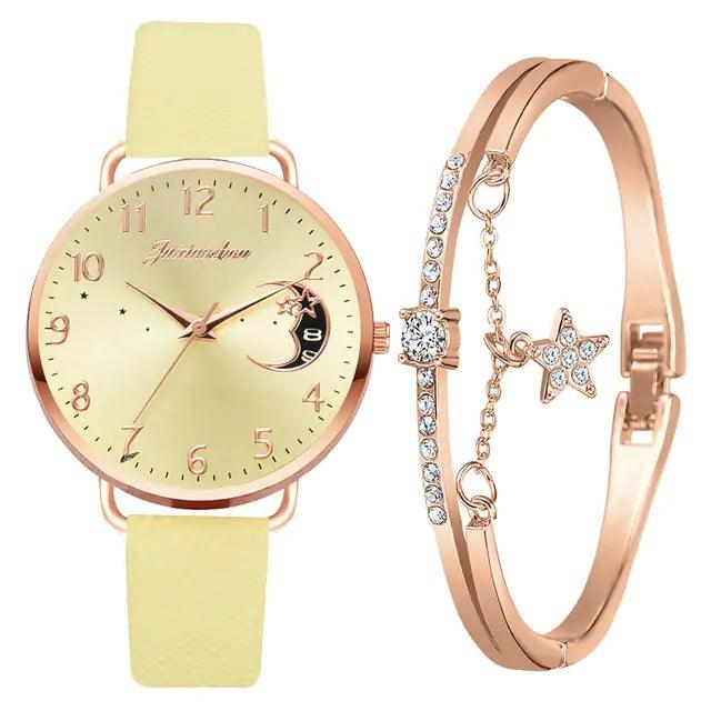 Moon Bracelet & Watch Set - Shoply