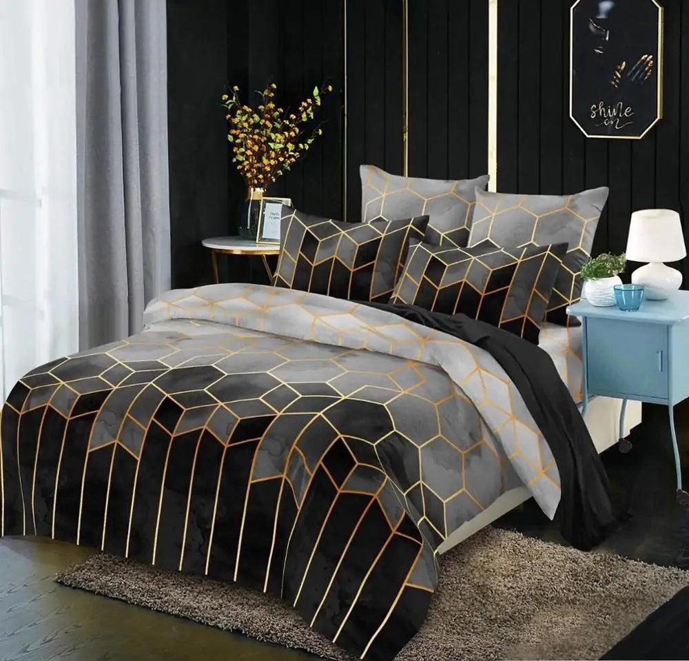 Geometry Comforter Bedding Set - Shoply