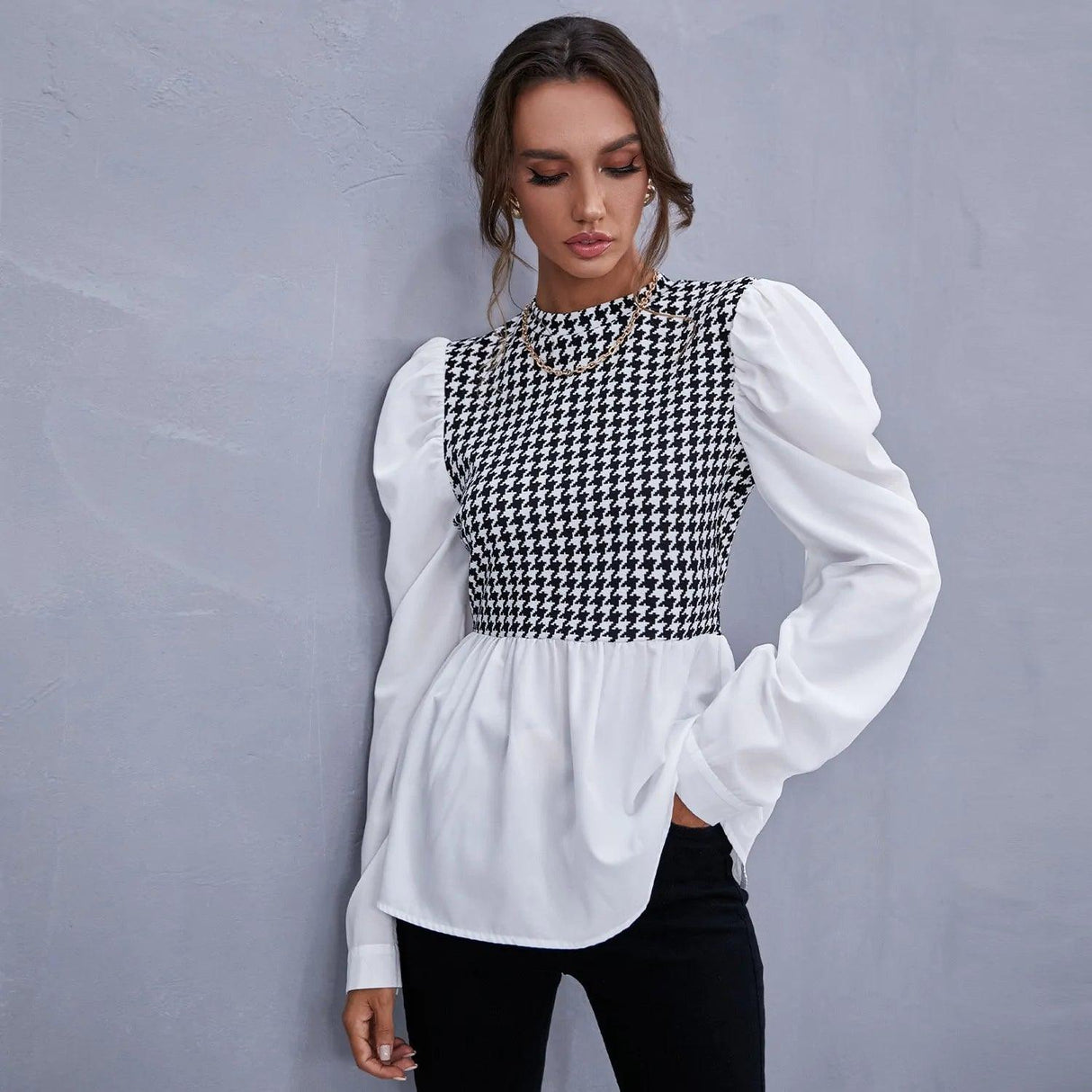 Elegant O-Neck Blouse - Shoply