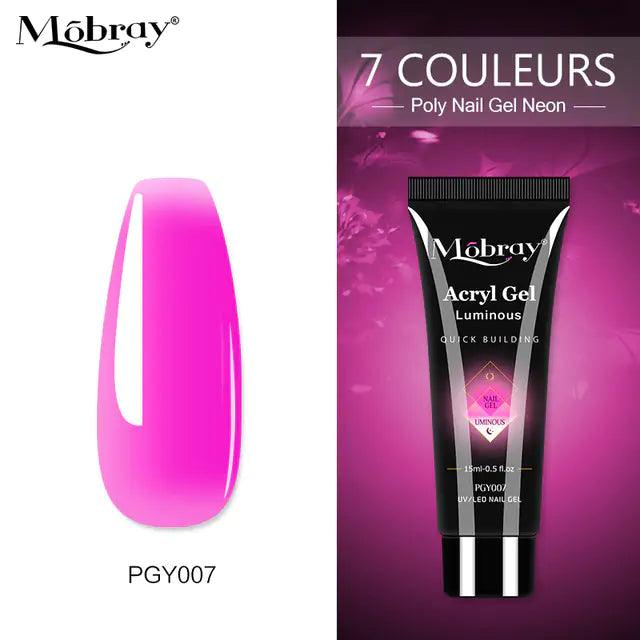 Poly Acrylic Gel: 15ML UV Gel for Nail Extension - 38 Colors - Shoply
