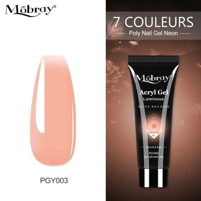 Poly Acrylic Gel: 15ML UV Gel for Nail Extension - 38 Colors - Shoply