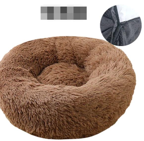 Pet Dog Bed Comfortable Donut Cuddler - Shoply
