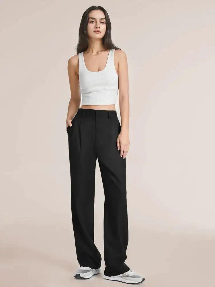 Black Tailored Pants - Shoply