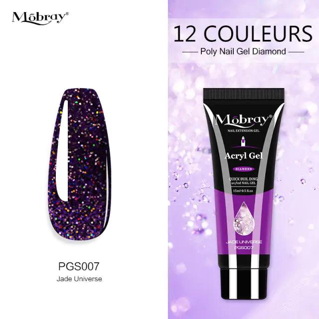 Poly Acrylic Gel: 15ML UV Gel for Nail Extension - 38 Colors - Shoply