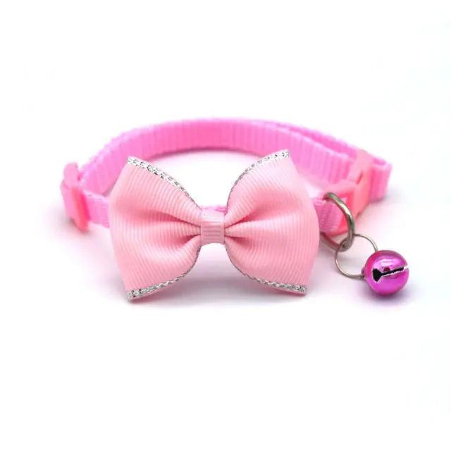 Bow and Bell Pet Collar - Shoply