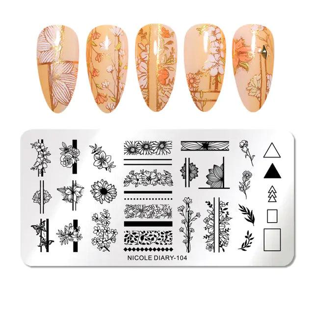 Nail Art Stamping Plates - Shoply