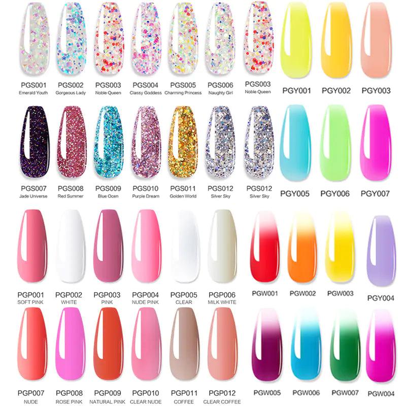 Poly Acrylic Gel: 15ML UV Gel for Nail Extension - 38 Colors - Shoply