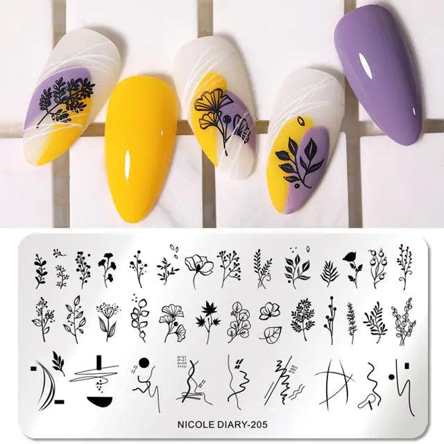 Nail Art Stamping Plates - Shoply