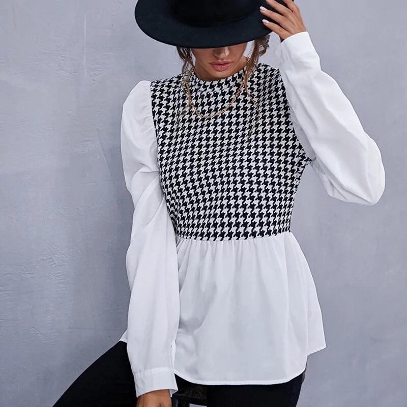 Elegant O-Neck Blouse - Shoply
