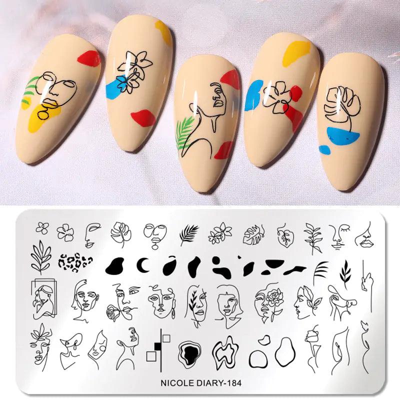 Nail Art Stamping Plates - Shoply