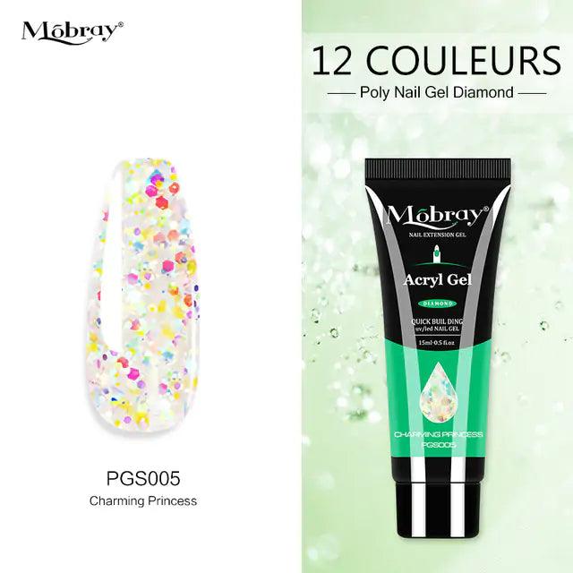 Poly Acrylic Gel: 15ML UV Gel for Nail Extension - 38 Colors - Shoply