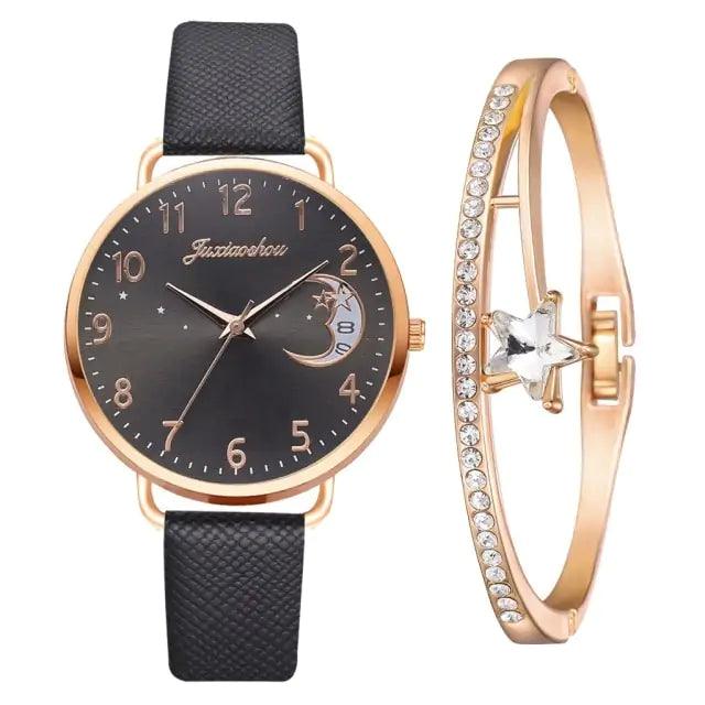 Moon Bracelet & Watch Set - Shoply