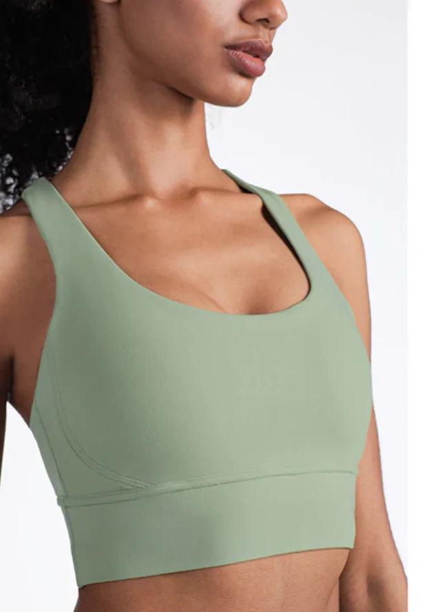 Breathable Fabric Nylon Yoga Tops - Shoply