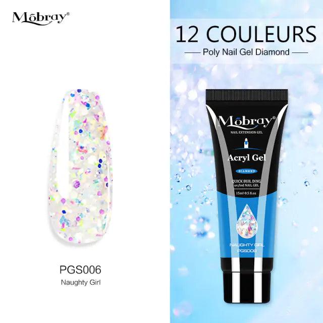 Poly Acrylic Gel: 15ML UV Gel for Nail Extension - 38 Colors - Shoply
