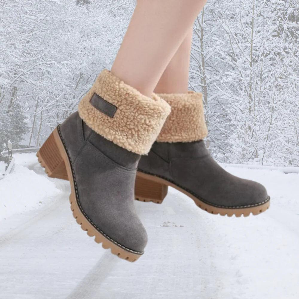 Kate™ | Velvet Boots - Shoply