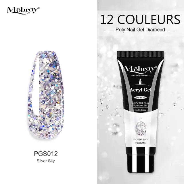 Poly Acrylic Gel: 15ML UV Gel for Nail Extension - 38 Colors - Shoply