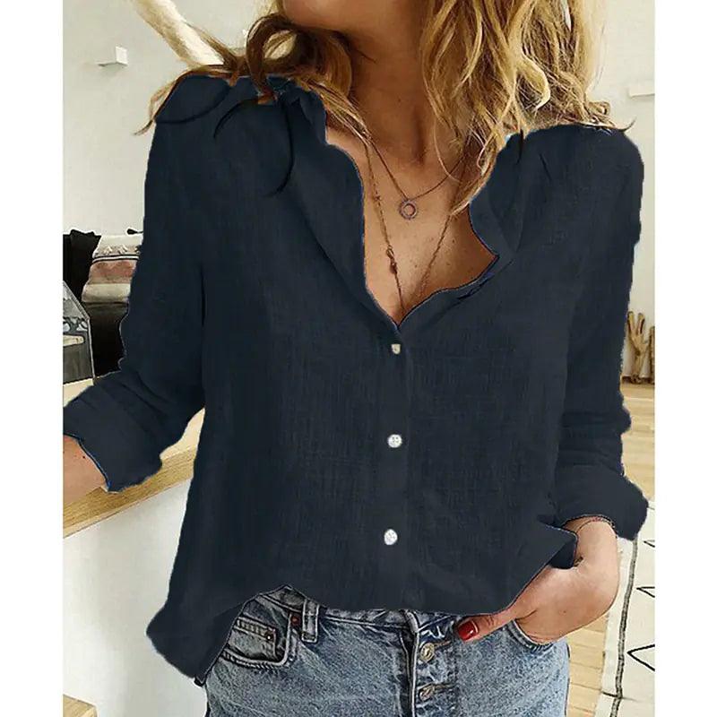 Office Lady Oversized Cardigan Tops - Shoply