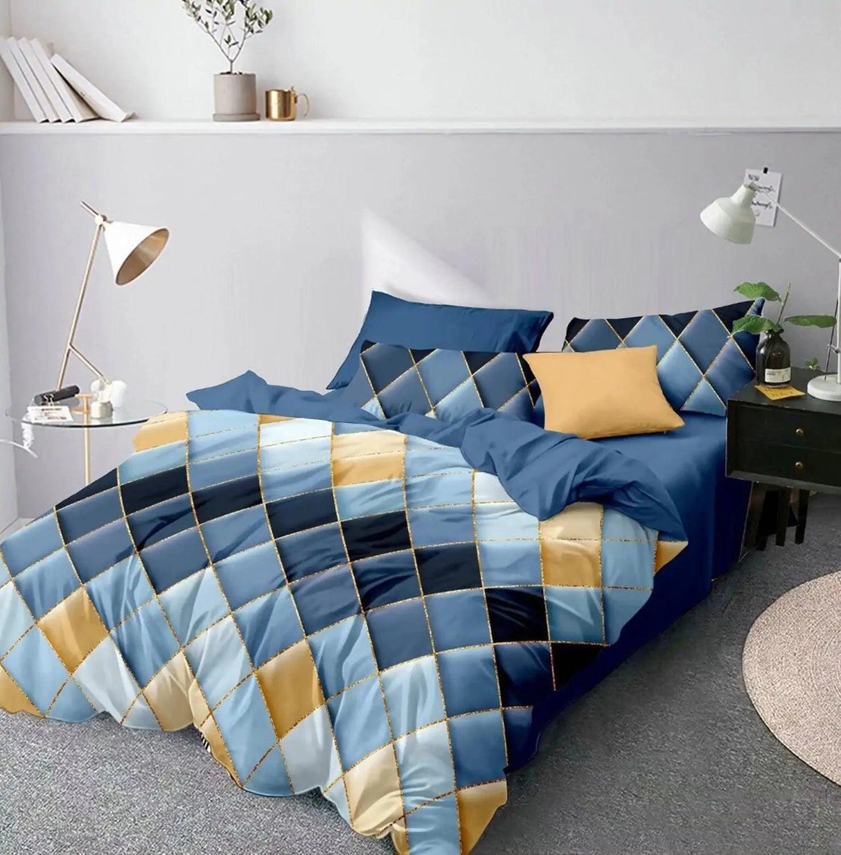 Geometry Comforter Bedding Set - Shoply