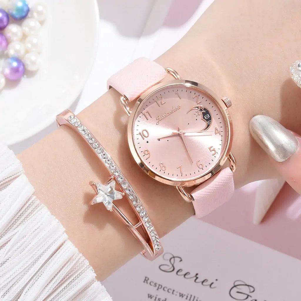 Moon Bracelet & Watch Set - Shoply