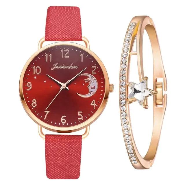 Moon Bracelet & Watch Set - Shoply