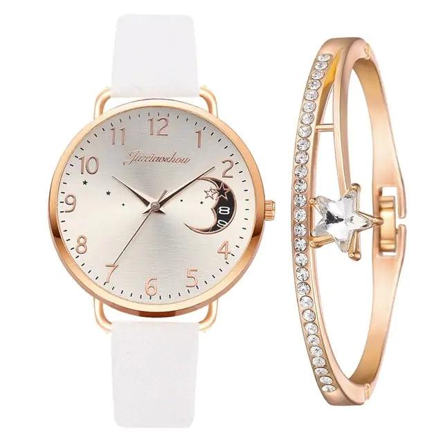 Moon Bracelet & Watch Set - Shoply