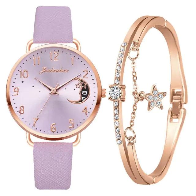 Moon Bracelet & Watch Set - Shoply