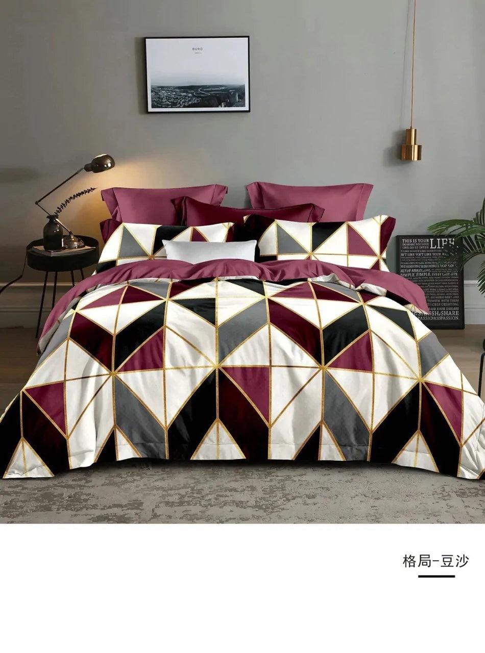 Geometry Comforter Bedding Set - Shoply
