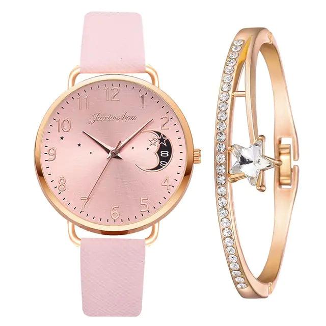 Moon Bracelet & Watch Set - Shoply