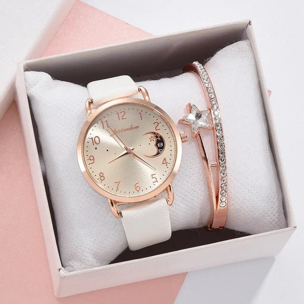 Moon Bracelet & Watch Set - Shoply