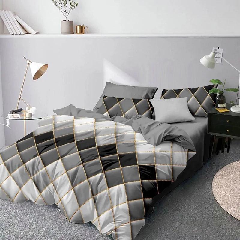Geometry Comforter Bedding Set - Shoply