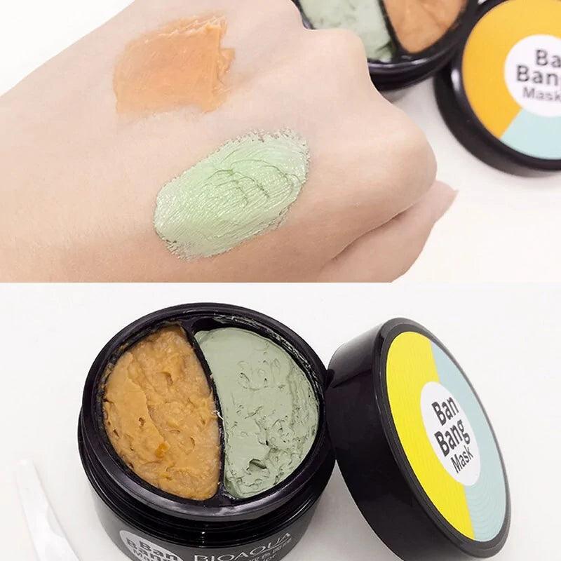 Double Color Face Mask Moisturizing Cream - Shoply