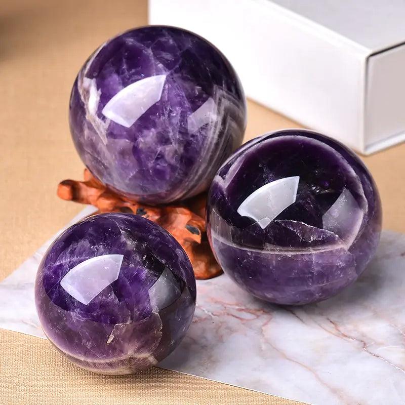 Natural Amethyst Ball - Shoply