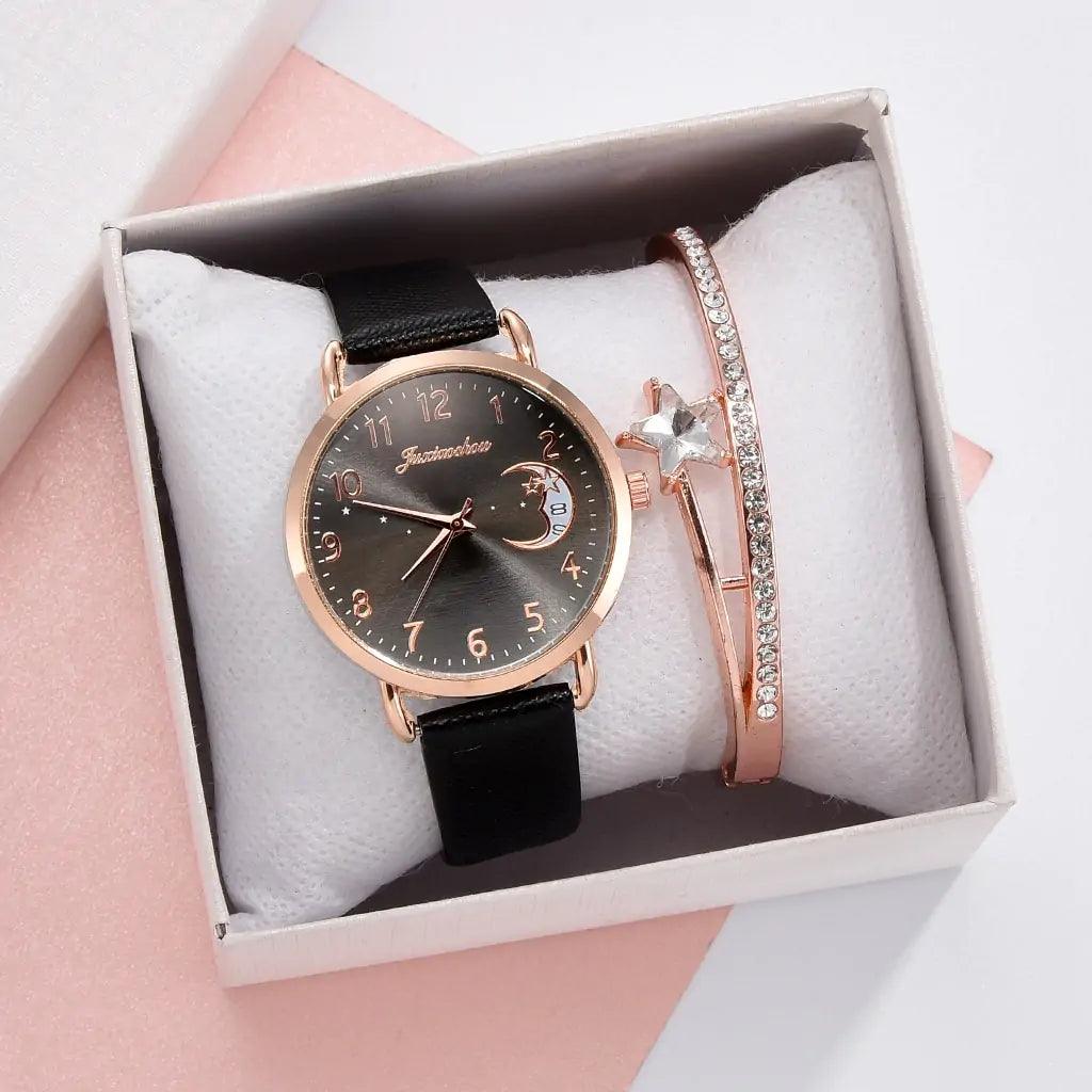 Moon Bracelet & Watch Set - Shoply
