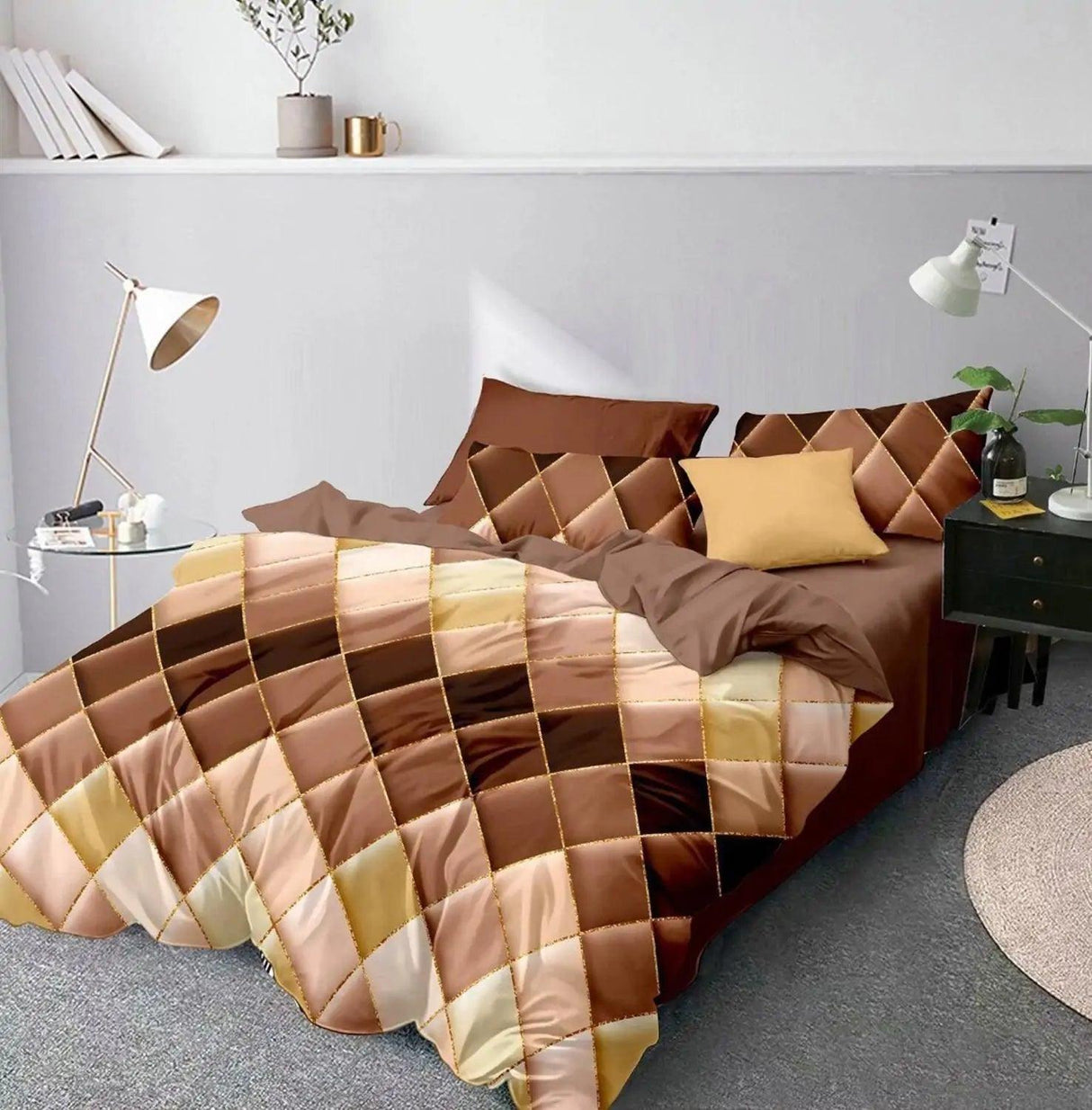 Geometry Comforter Bedding Set - Shoply