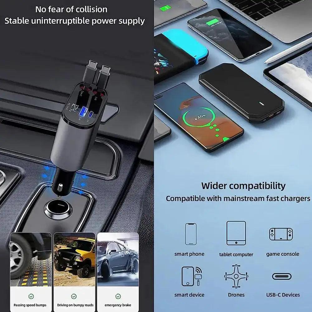 Retractable Car Charger - Shoply