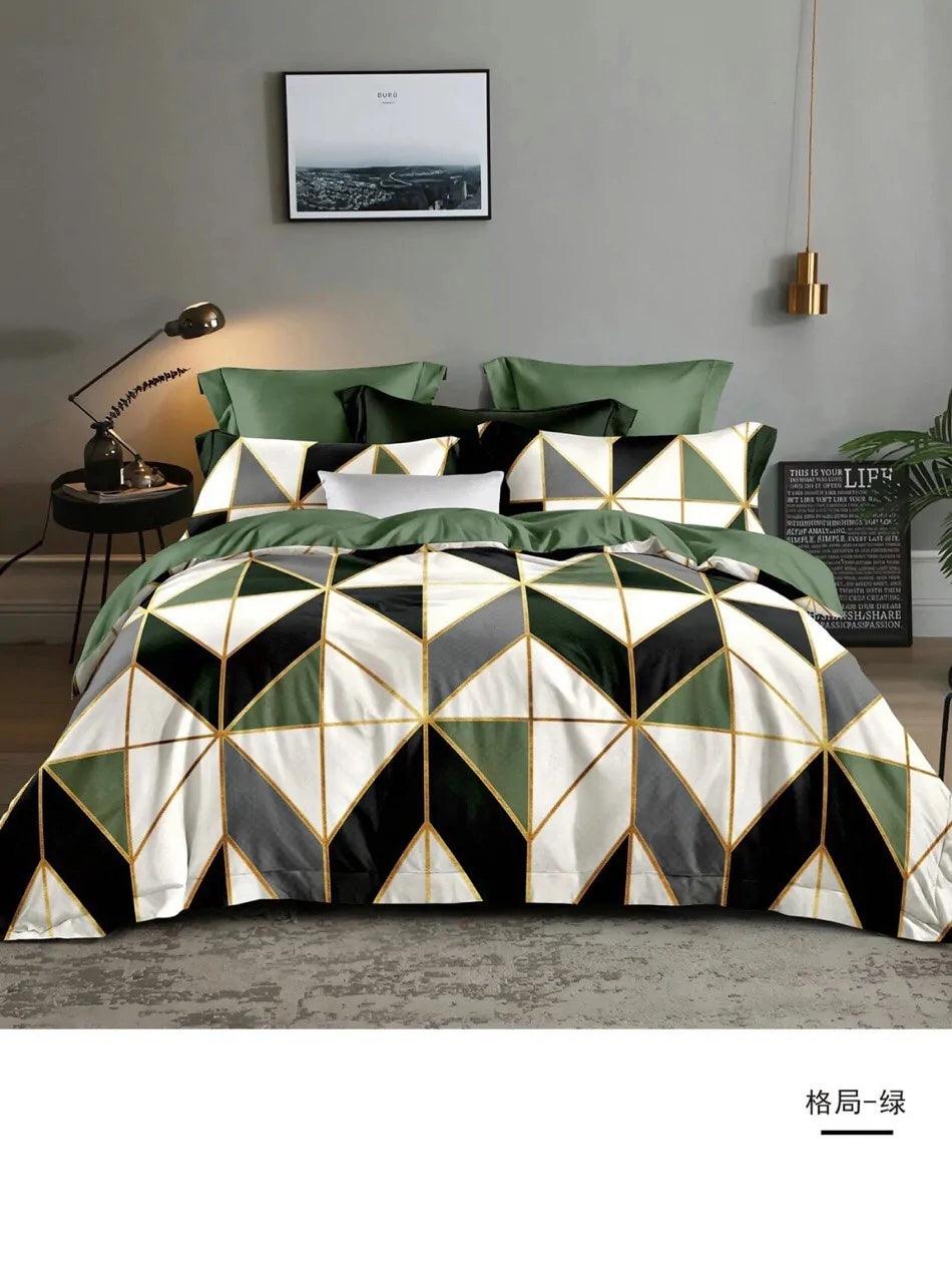 Geometry Comforter Bedding Set - Shoply