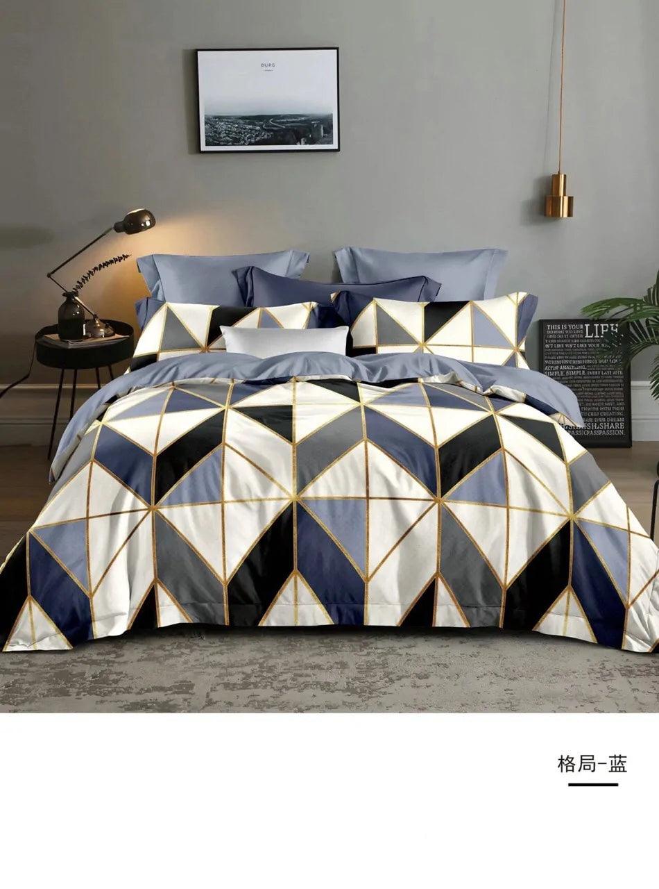 Geometry Comforter Bedding Set - Shoply
