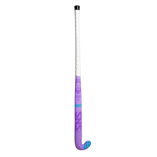 SNS Zeus 1.0 Composite Hockey Stick (XL Curve - Drag) Purple - Mill Sports