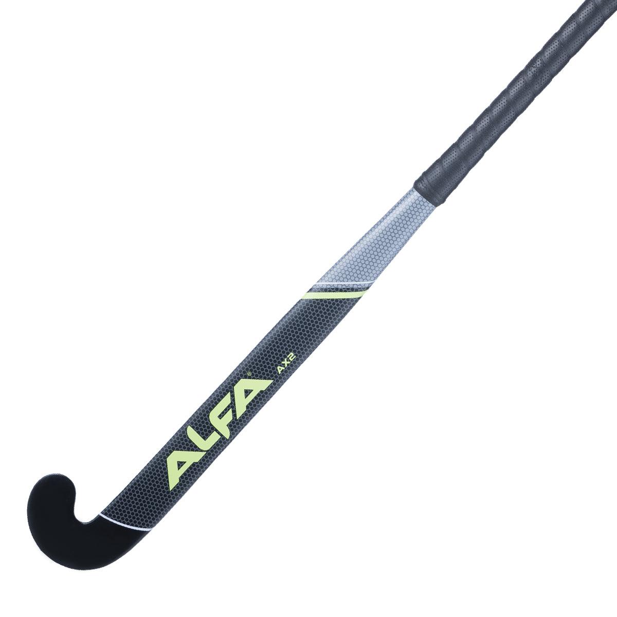 Alfa AX-2 Junior Composite Field Hockey Stick Black Color Mill Sports