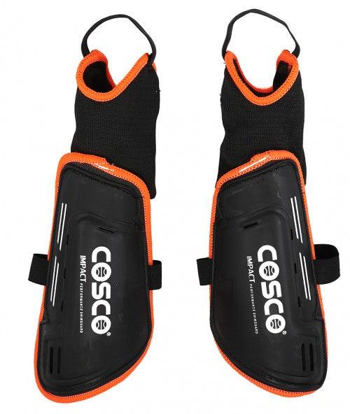 Cosco Impact Shin Guard (Senior) Black Color - Mill Sports