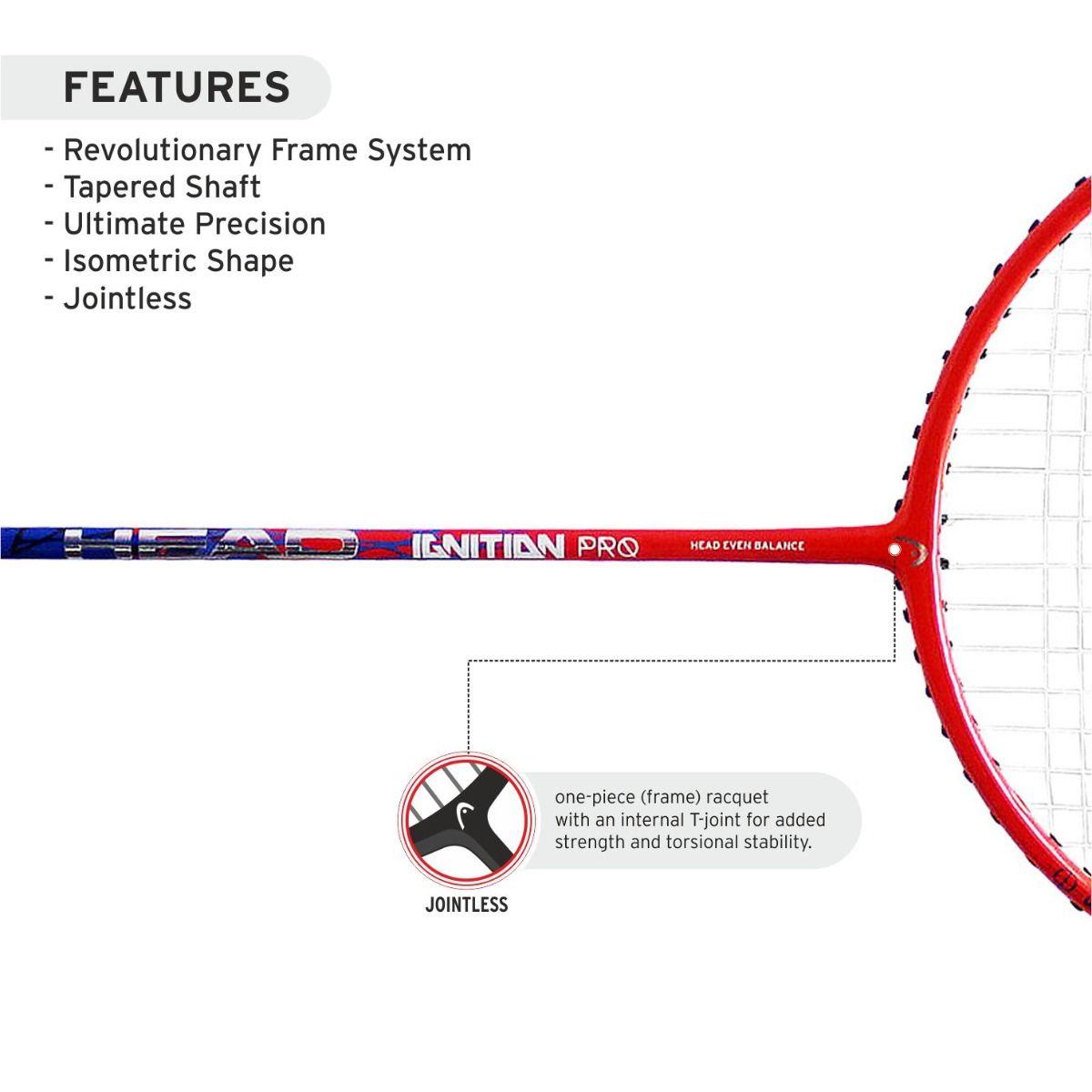 HEAD Ignition Pro Badminton Racket - Mill Sports