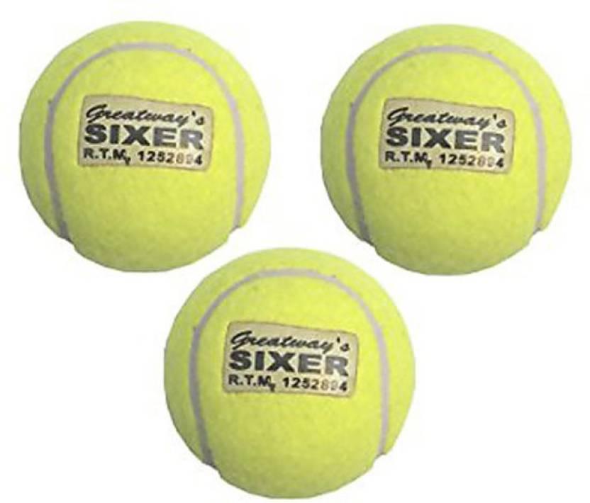 Sixer Cricket Tennis Ball - Mill Sports