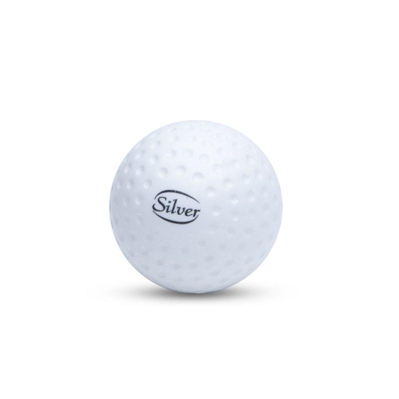 ALFA Silver Hockey Turf Ball White Color Mill Sports