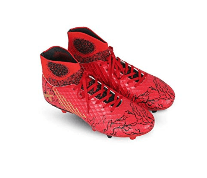 Vector X Jaguar Football Shoes (Red-Black) - Mill Sports